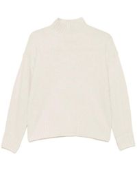 JC Sophie - Perla Ribbed-Knit Mock-Neck Sweater - Lyst