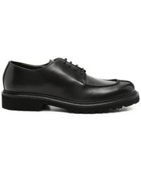 Common Projects - Apron-Toe Chunky-Sole Derby Shoes - Lyst