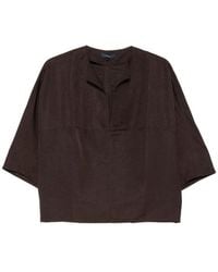 Soeur - Ilona V-Neck Short-Sleeve Blouse - Lyst