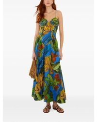 FARM Rio - Banana Grapes 3D Bodice Sleeveless Maxi Dress - Lyst