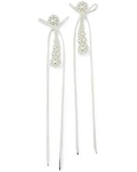 Simone Rocha - Victorian Bow-Detail Faux-Pearl Earrings - Lyst