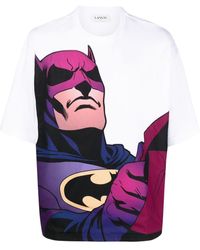 Lanvin - X Batman Oversized Graphic-print T-shirt - Lyst