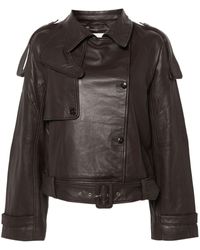 Herskind - Luelle Leather Biker Jacket - Lyst