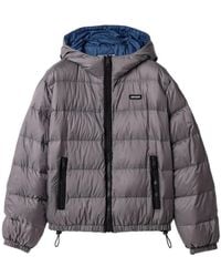 Miu Miu - Light Pongé Down Hoodie Jacket - Lyst