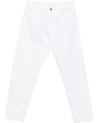 Canali - Button-Fastening Straight-Leg Jeans - Lyst