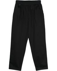 FAMILY FIRST - Twill Tapered-Leg Trousers - Lyst