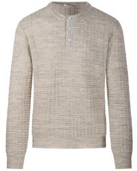 Roberto Collina - Buttoned Knitted Sweater - Lyst