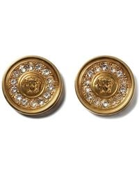 Versace - Stud Earrings Medusa - Lyst