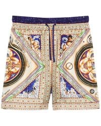 CASABLANCA - Print Drawstring Shorts - Lyst