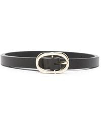 Anine Bing - Leather Buckle Belt - Lyst