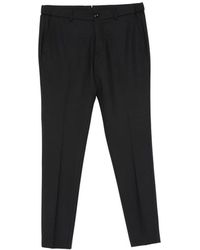 Berwich - Pressed-Crease Straight-Leg Trousers - Lyst
