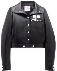 Courreges - Courrèges Vinyl Reedition Jacket - Lyst