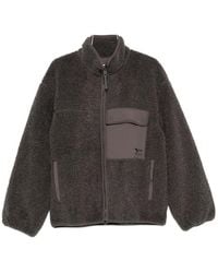 Maison Kitsuné - Fleece Panelled Jacket - Lyst