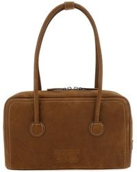Marge Sherwood - Top-Handles Leather Tote Bag - Lyst