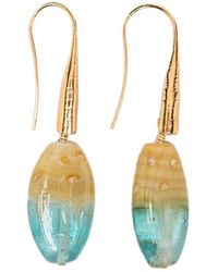 forte_forte - Glass-Pendant Drop Earrings - Lyst