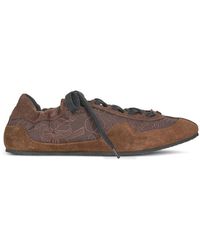 Cecilie Bahnsen - Blaise Floral-Embroidered Sneakers - Lyst