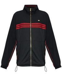adidas - 98 Loose Track Top Logo-Appliqué Striped Sweater - Lyst
