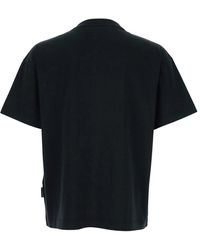 関税送料込 〈Palm Angels〉バーニングロゴ Tシャツ ブラック Palm Angels Burning Oasis Tシャツ | ブラック | FARFETCH JP