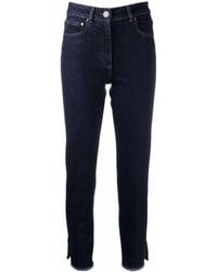 Peserico High-rise Straight-leg Jeans - Blue