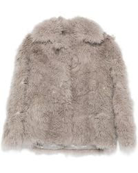 Simonetta Ravizza - Oversized-Collar Jacket - Lyst