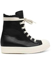 Rick Owens - Leather Sneakers - Lyst