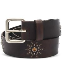 HTC - Studded Leather Belt - Lyst