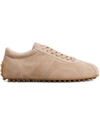 Tod's - Suede Leather Sneakers - Lyst