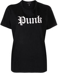 R13 - Punk-Print Cotton T-Shirt - Lyst
