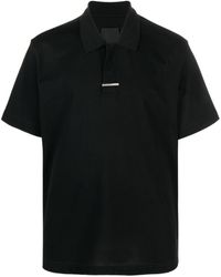 Givenchy - Logo-Plaque Cotton Polo Shirt - Lyst