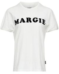 MM6 by Maison Margiela - Margie Printed Short-Sleeved T-Shirt - Lyst