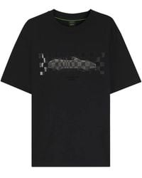 BOSS - X Porsche T-Shirt With Glossy Artwork - Lyst