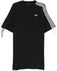 Y-3 - Stripe Sleeve Dress - Lyst