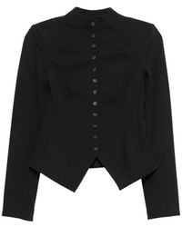 STAUD - Adrian Button-Up Fitted Jacket - Lyst