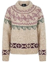 Moncler - Neutrals Knitwear - Lyst