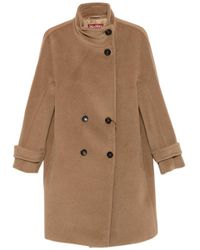 Max Mara - Double-Breasted Buttoned-Cuff Coat - Lyst