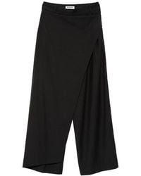 LA PISCINE - Wrap Trousers - Lyst