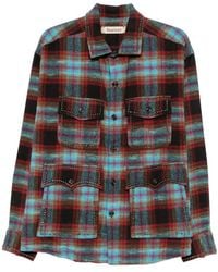 BAZISZT - Jedi Stud-Embellished Checked Shirt - Lyst