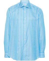 Fray - Striped Cotton Shirt - Lyst