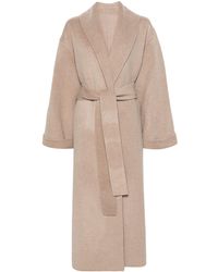 By Malene Birger - Trullem Belted Wool Coat - Lyst