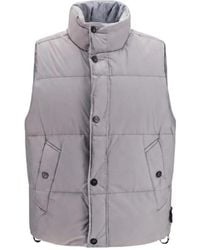 Stone Island - Crinkle Reps Ny Quilted Padded Gilet - Lyst