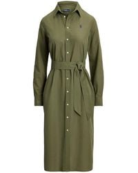 Polo Ralph Lauren - Dress With Belt - Lyst