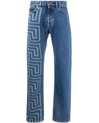 Versace Straight-leg jeans for Men - Up to 65% off | Lyst