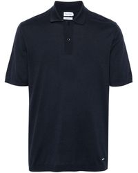 Calvin Klein - Rubberised-Logo Knitted Polo Shirt - Lyst
