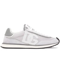 Dolce & Gabbana - Dg Cushion Mixed-Material Sneakers - Lyst