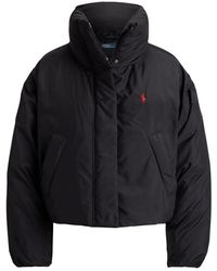Ralph Lauren - Button-Fastening Puffer Jacket - Lyst