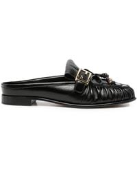 Fendi - O'Lock Fringed Mules - Lyst