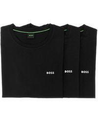 BOSS - Logo-Print T-Shirt (Set Of Three) - Lyst