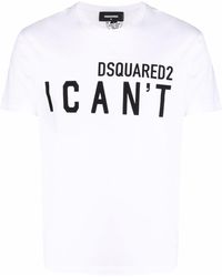 DSquared² I Can't Logo T-shirt - White