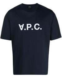 A.P.C. - River T-shirt Clothing - Lyst