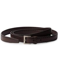 Prada - Antiqued-Leather Belt - Lyst